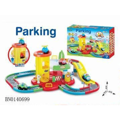 Автотрек конструктор з потягом на батареках 4073