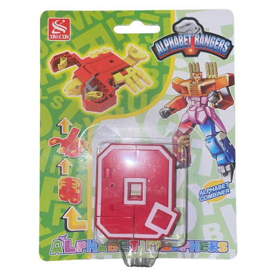 Конструктор Літери трансформери 26 шт Абетка навчальна іграшка 2911_seriesQ