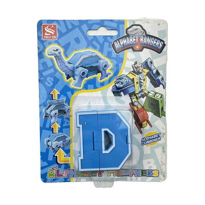 Конструктор Літери трансформери 26 шт Абетка навчальна іграшка 2911_seriesD