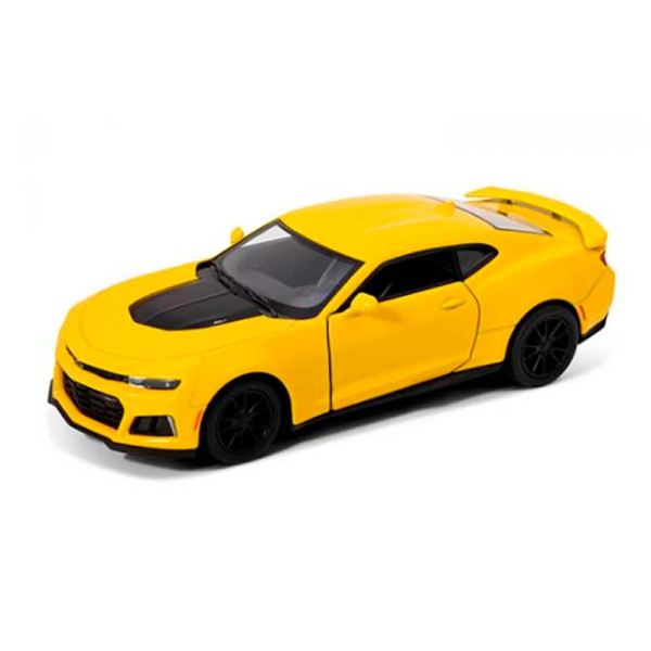 Модель легкова "Camaro ZL1" інерційна (відкриваються двері) KT5399W_Yellow Модель легкова "Camaro ZL1" інерційна (відкриваються двері) KT5399W_Yellow