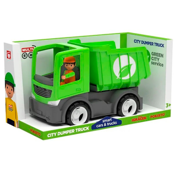Іграшка MULTIGO Single CITY-DUMPER WITH DRIVER самоскид з 27286 Іграшка MULTIGO Single CITY-DUMPER WITH DRIVER самоскид з 27286