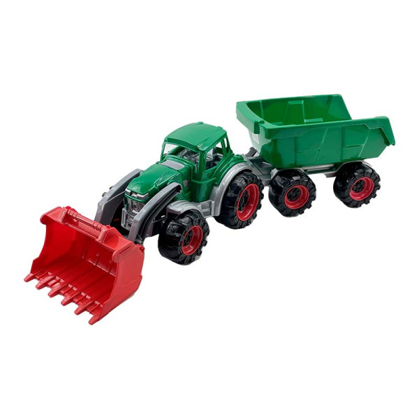 Машинка Оріон Трактор Texas з причепом 315_Green-Green Машинка Оріон Трактор Texas з причепом 315_Green-Green