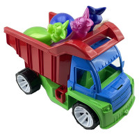 Машинка "Алекс" із кеглями 089_Blue-Red Машинка "Алекс" із кеглями 089_Blue-Red