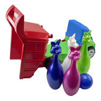 Машинка "Алекс" із кеглями 089_Blue-Red Машинка "Алекс" із кеглями 089_Blue-Red