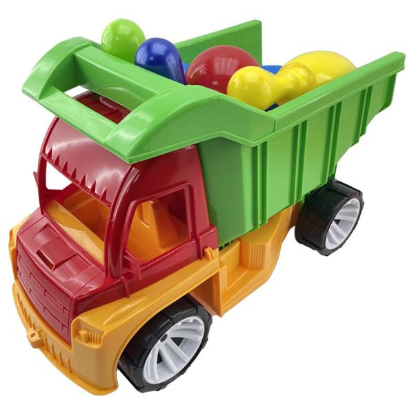 Машинка "Алекс" з маленькими кеглями 084_Red-Green Машинка "Алекс" з маленькими кеглями 084_Red-Green