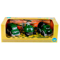 Набір ігрової техніки ТехноК "Військовий транспорт Міні" 3 в 1 9192 Набір ігрової техніки ТехноК "Військовий транспорт Міні" 3 в 1 9192