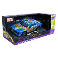 Машинка гоночна на радіокеруванні на батареках зі світлом 998-1B_Green