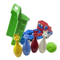 "Самоскид Mati" кеглі зайці Набір дитячий Бамсик 009/16_Red-Green "Самоскид Mati" кеглі зайці Набір дитячий Бамсик 009/16_Red-Green