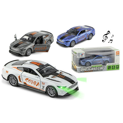 Машинка COBRA 1:32 металева інерційна з світлом і звуком K175B13