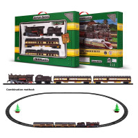 Залізна дорога 1:87 зі світлом і звуком на батарейках 1601А-4АВС Залізна дорога 1:87 зі світлом і звуком на батарейках 1601А-4АВС