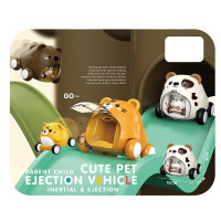 Інерційна машинка «Тигреня» з запуском HC-311_Brown