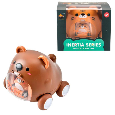 Інерційна машинка «Тигреня» з запуском HC-311_Brown