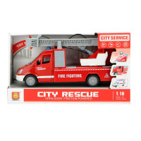 Інерційна пожежна машинка зі світлом і звуком WY596A