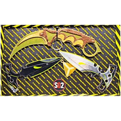 Ігровий набір Сувенір Декор "Керамбіт Gold & Harmony Daggers " іграшкові но SO2-10-B