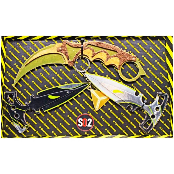 Ігровий набір Сувенір Декор "Керамбіт Gold & Harmony Daggers " іграшкові но SO2-10-B