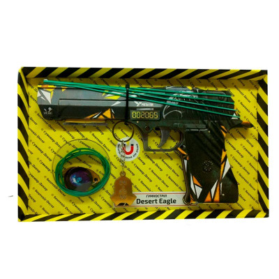 Гумкостріл Сувенір Декор Box Desert Eagle Predator з дерева DE-P Гумкостріл Сувенір Декор Box Desert Eagle Predator з дерева DE-P