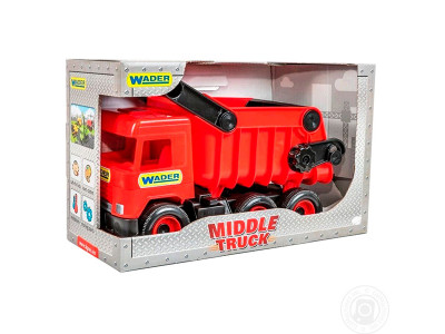 Авто "Middle truck" самоскид (червоний) в коробці 39486 Авто "Middle truck" самоскид (червоний) в коробці 39486