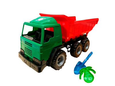 Дитяча Вантажівка Оріон "Сканія" самоскид 62 см 143_Green-Red