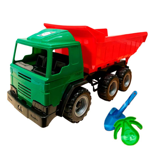 Дитяча Вантажівка Оріон "Сканія" самоскид 62 см 143_Green-Red