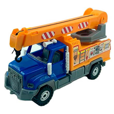 Машинка Автокран Оріон "Форд" 23 см 238_Blue-Orange
