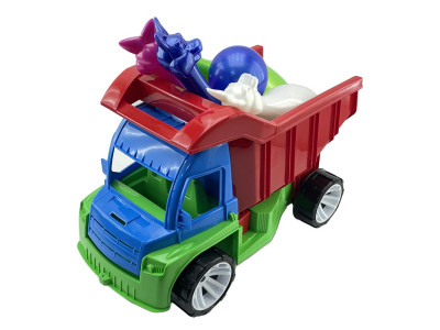 Машинка "Алекс" із кеглями 089_Blue-Red Машинка "Алекс" із кеглями 089_Blue-Red