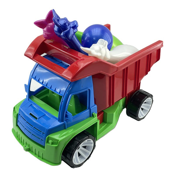 Машинка "Алекс" із кеглями 089_Blue-Red Машинка "Алекс" із кеглями 089_Blue-Red