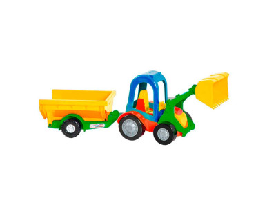 Трактор "Баггі-Будівельник" 39229_Trailer Yellow-Blue-Yellow Трактор "Баггі-Будівельник" 39229_Trailer Yellow-Blue-Yellow