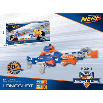 Бластер NERF із присосками м'які кульки 011