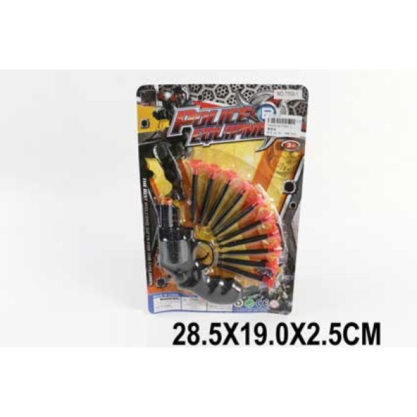 Поліцейський набір (пістолет присоски) на планшетці 7700-1