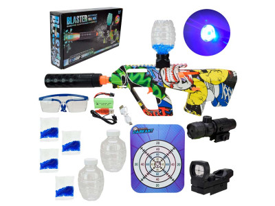 Автомат на гельових кульках зі світлом і аксесуарами 777-34А