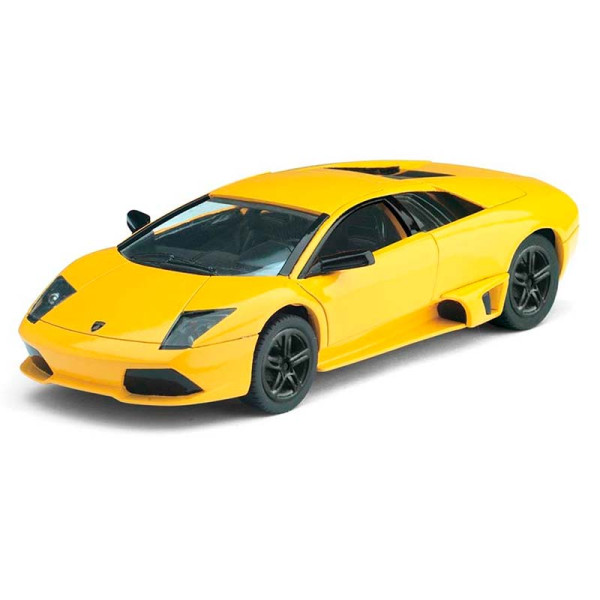Модель легкова LAMBORGHINI MURCIELAGO інерційна металева KT5317W_Yellow