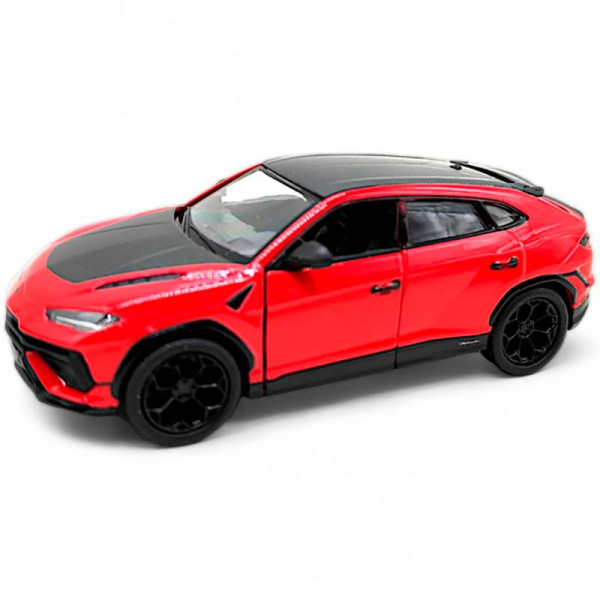Модель джип Lamborghini Urus 5'' інерційна металева KT5447W_Red