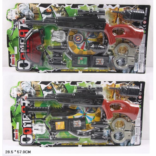 Поліцейський набір на аркуші (2 види) 0754-1/2 Поліцейський набір на аркуші (2 види) 0754-1/2