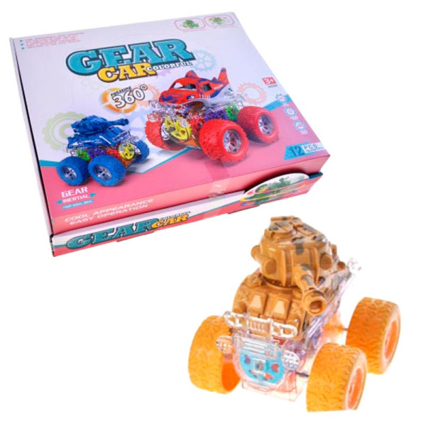 Машинка Танк інерційний на батарейках YM-1108F_Brown Машинка Танк інерційний на батарейках YM-1108F_Brown