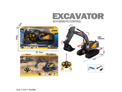 Екскаватор на радіокеуванні зі світлом на акумуляторі Z6825A Екскаватор на радіокеуванні зі світлом на акумуляторі Z6825A