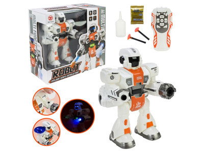 Робот на батарейках зі димом світлом і звуком стріляє 606-38 Робот на батарейках зі димом світлом і звуком стріляє 606-38