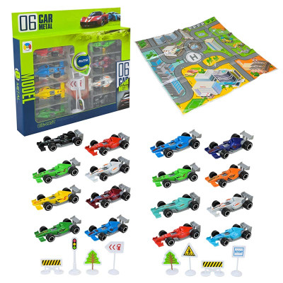 Ігровий набір 8 машинок з ігровим килимом G5388 Ігровий набір 8 машинок з ігровим килимом G5388