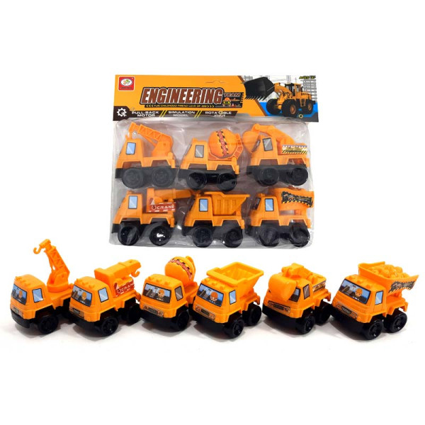 Набір будівельної техніки інерційний в кульку 6шт 399-565A4 р.245*215*6с 399-565A4 Набір будівельної техніки інерційний в кульку 6шт 399-565A4 р.245*215*6с 399-565A4