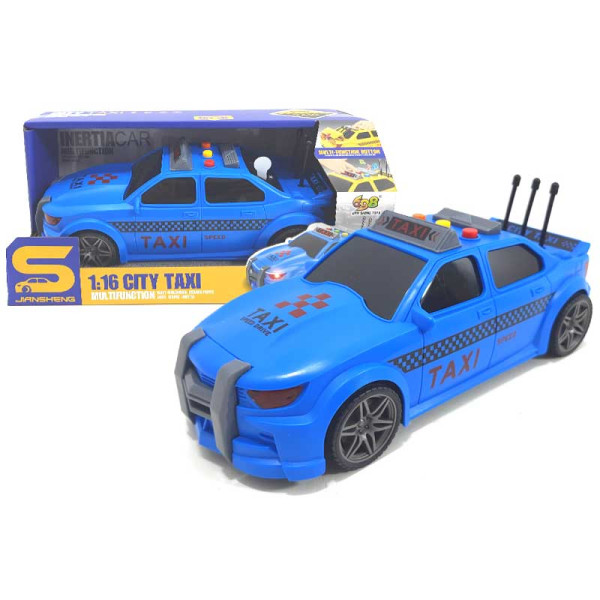 Машина таксі інерційна озвучена зі світлом в коробці JS124E р.285*125* JS124E Машина таксі інерційна озвучена зі світлом в коробці JS124E р.285*125* JS124E