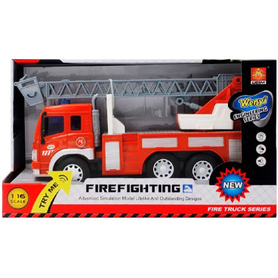 INERTIAL FIRE TRUCK "Пожежна машина" на батарейках GC040347