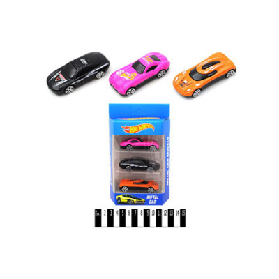 Набір машинок "HOT WHEEL" метал HW260A