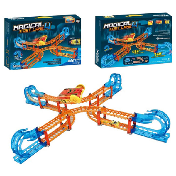 Трек із машинкою USB 400 см 3062