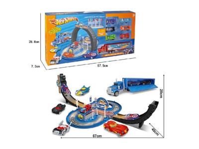 Паркінг Hot Wheels з метал машинками 8646 Паркінг Hot Wheels з метал машинками 8646