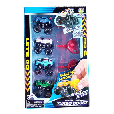 Набір машинок з запуском 4 штуки в комплекті AF1028C Набір машинок з запуском 4 штуки в комплекті AF1028C