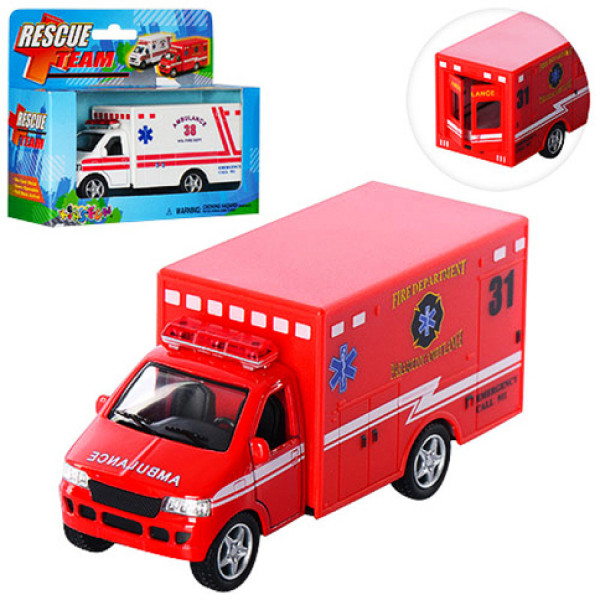 Вантажівка "Rescue team" метал (відриваються двері) KS5259W