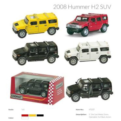 Машина Kinsmart 2008 Hummer H2 SUV KT5337W