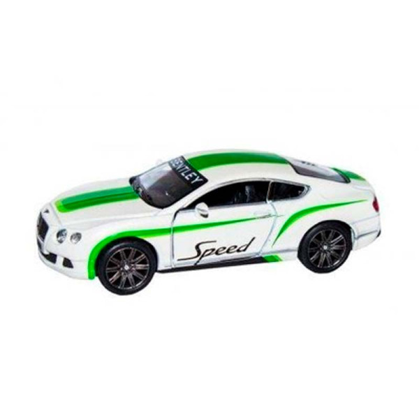 Модель легкова 5" 2012 Bentley Continental GT Speed металева KT5369FW_White