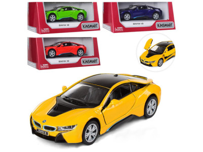 Модель BMW i8 металева інерційна модель BMW i8 KT5379WA Модель BMW i8 металева інерційна модель BMW i8 KT5379WA