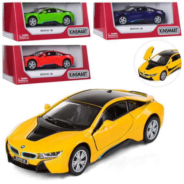 Модель BMW i8 металева інерційна модель BMW i8 KT5379WA Модель BMW i8 металева інерційна модель BMW i8 KT5379WA