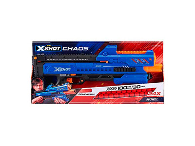 X-Shot Швидкострільний бластер EXCEL CHAOS Orbit (24 кульки) арт. 36281Z 36281